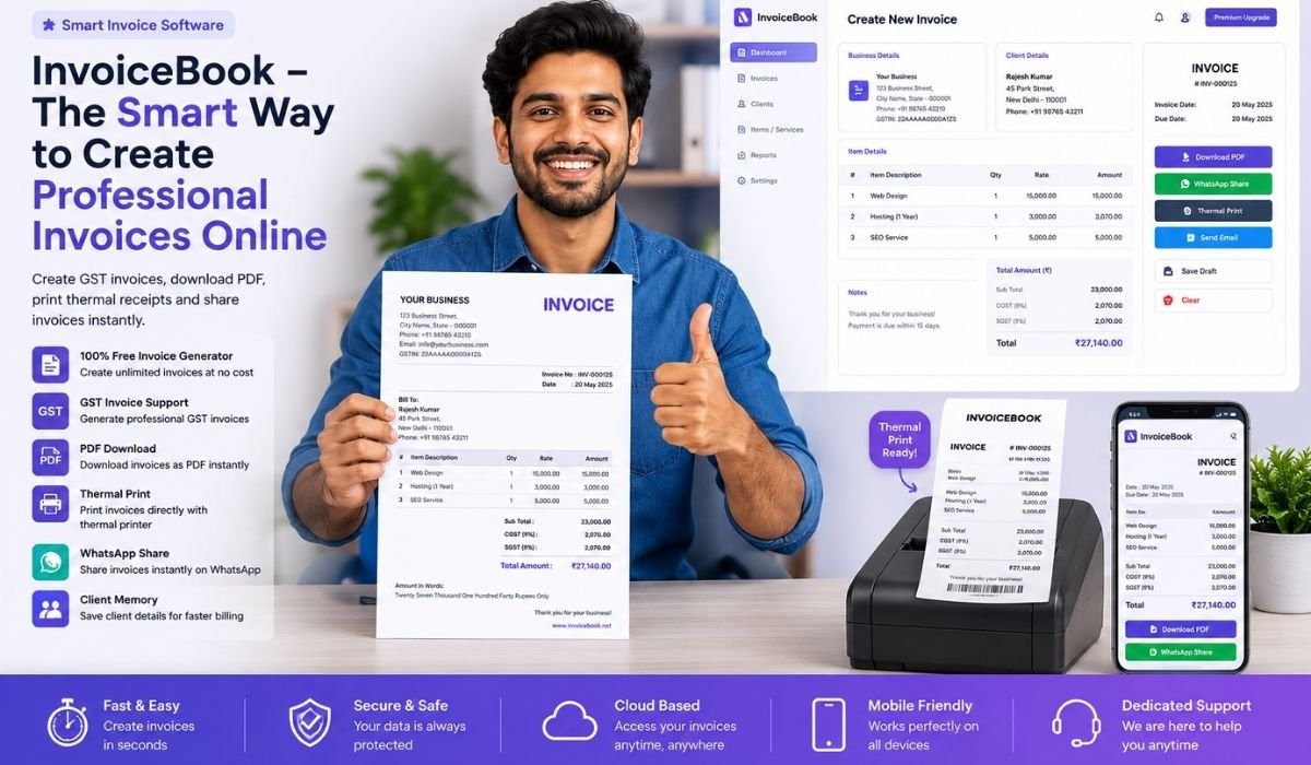 InvoiceBook – The Smart Way to Create Professional Invoices Online